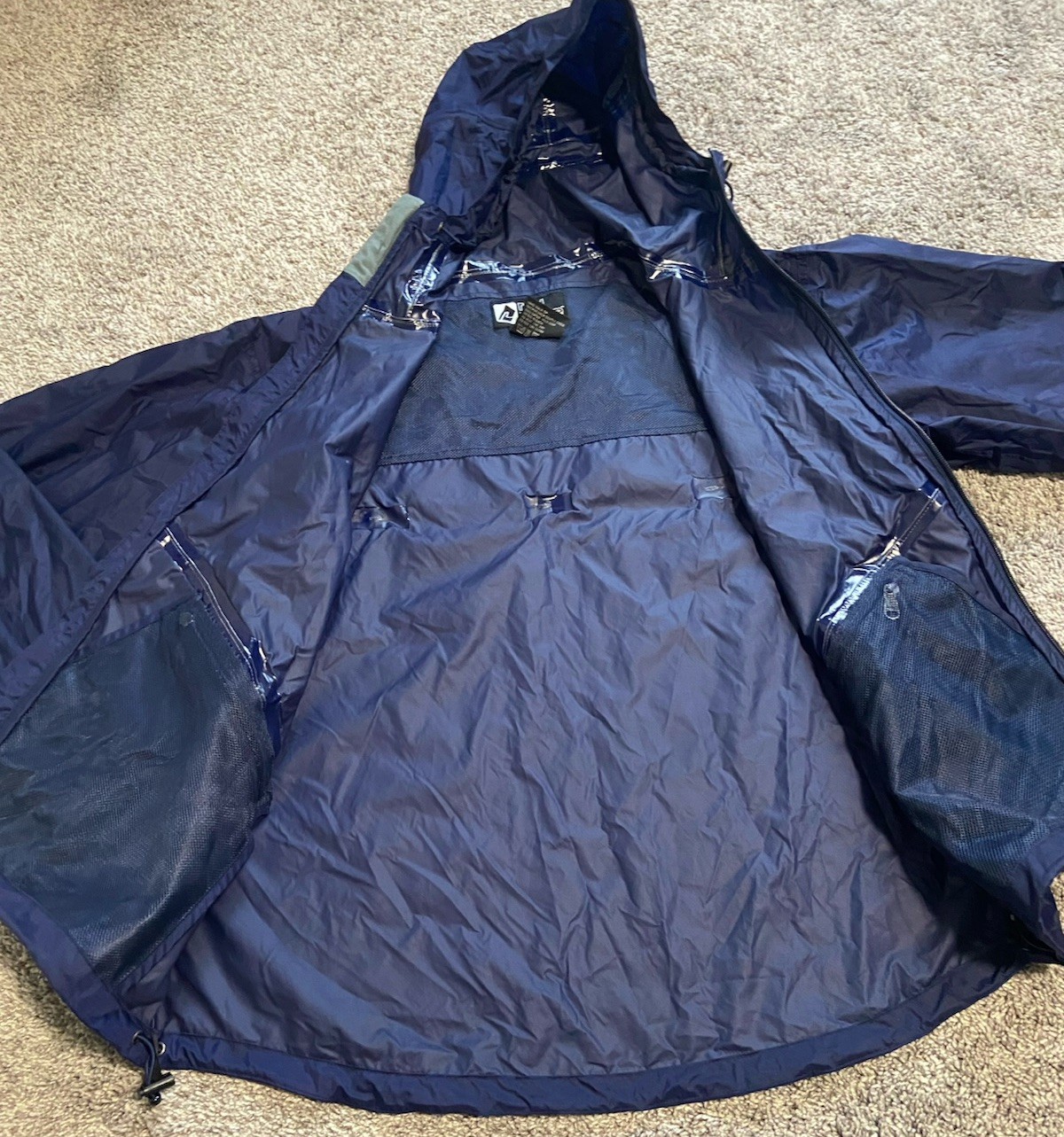 Red Ledge Jacket Men Medium Blue Windbreaker Rain… - image 3