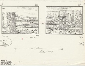 1981 HEAVY METAL "Harry Canyon- BROOKLYN" Storyboard Juan Gimenez Art 8.5 x11