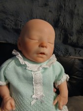 Beautiful Solid Silicone Baby Doll Approx  15"