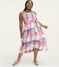 Women's Plaid Tie-Waist Midi Dress - kate spade new york Target NWT Medium