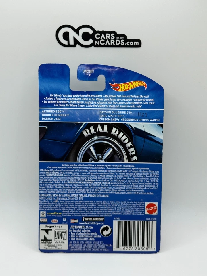 2015 Hot Wheels Real Riders Series 4/18 Datsun Bluebird 510 With Protector - Image 4 of 4