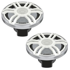 Hertz HMX 8 Marine Speakers, RGB LEDs, White Grilles, Pair
