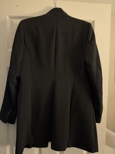 Zara Notch Collar Black Blazer Women's