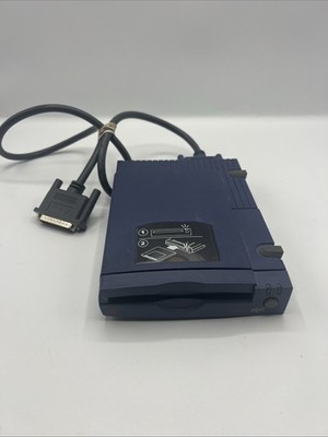 Iomega Zip Z100P2 External PC Zip Drive Blue - No AC Adapter