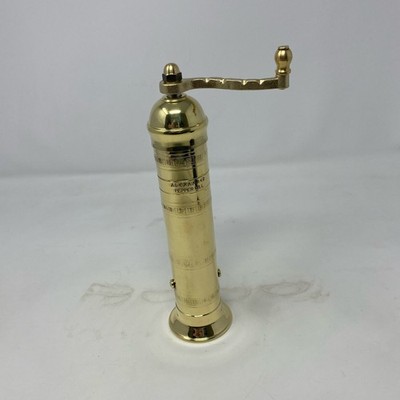 Alexander Home 8'' Greek Salt Mill Grinder - Brass