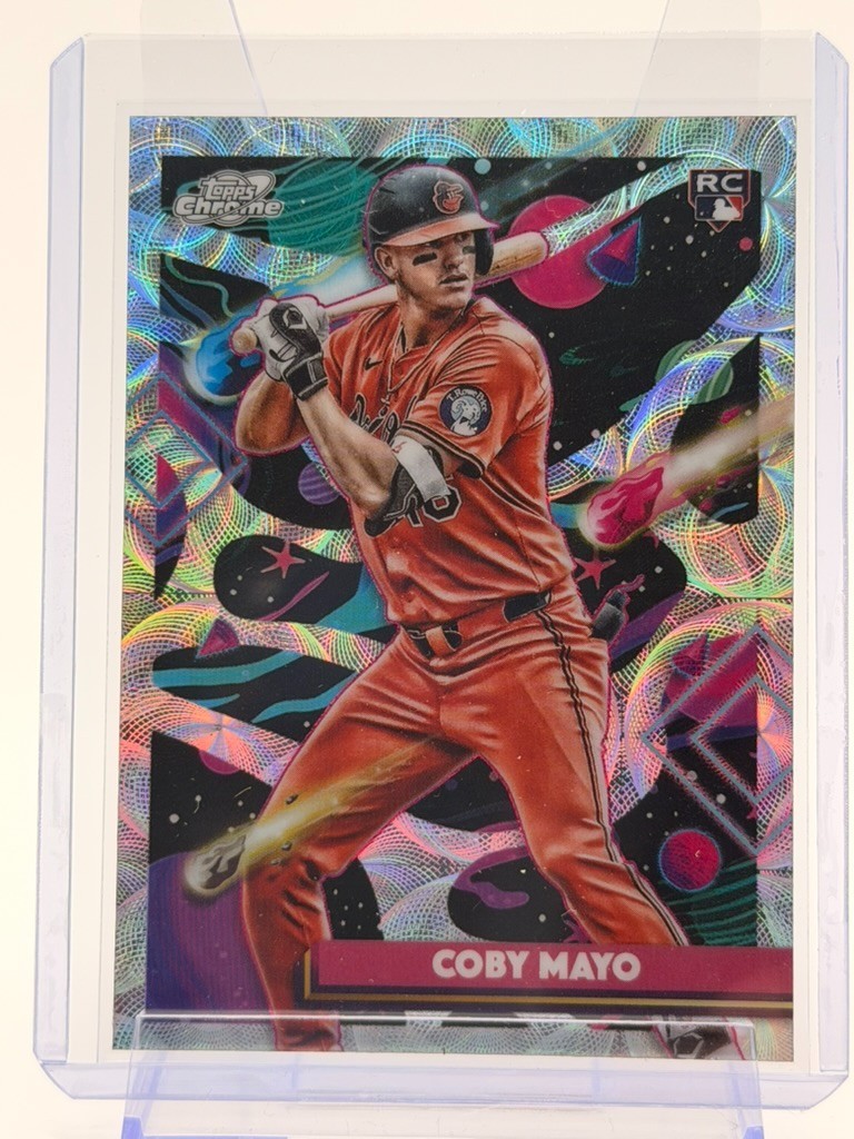 2025 Topps Cosmic Chrome Coby Mayo #154 Nucleus Refractor