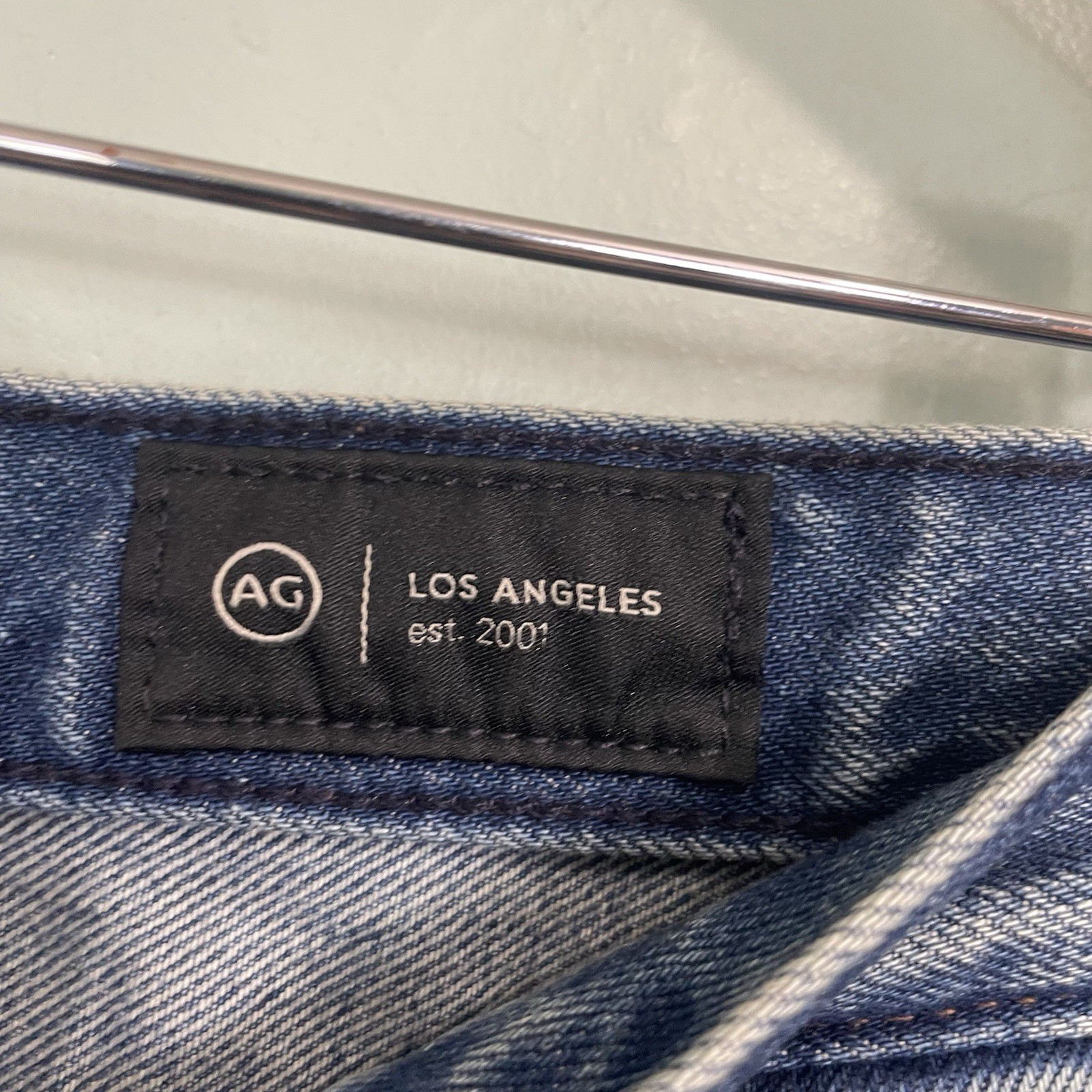 AG Adriano Goldschmied Mercer Cuffed High Rise Barrel Jeans Women Sz 29 Nouveau thumbnail 12