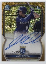 2023 Bowman Chrome Gold Mini-Diamond Refractor /50 Jack Pineda Auto 10no