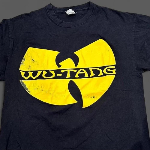 Wu-Tang Clan "Cash Rules Everything Around Me" black & yello Vintage vintage concert t-shirt, vintage, single stitch, B+ condition