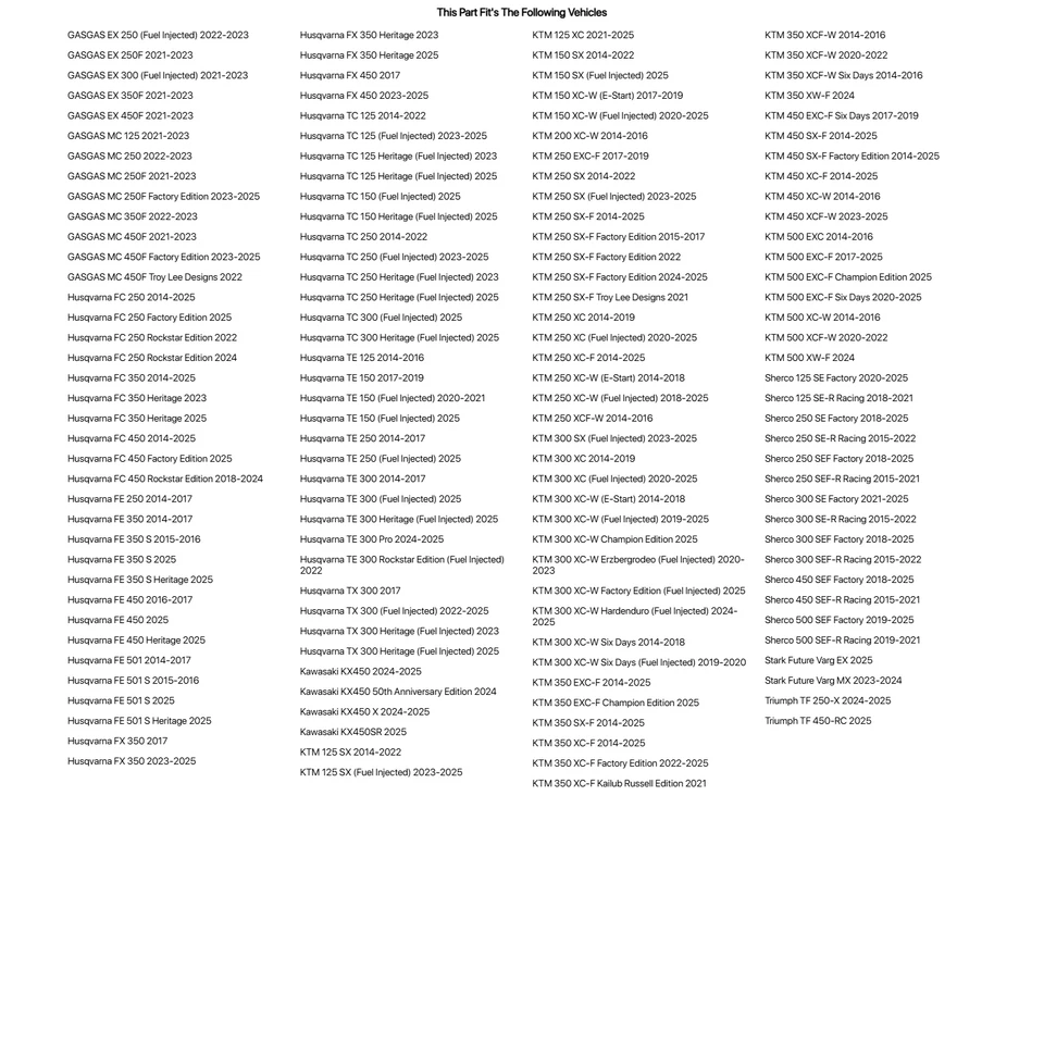 Palanca de freno Tusk compatible con Brembo pulida para Husqvarna TX 300 2017 Foto 2 de 2