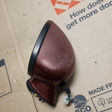 06-14 Mazda Mx5 Miata Oem Left Driver Side Mirror Burgundy Na 2006-2014 91nasu