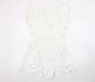 Weißer Playsuit Damen UK Größe 12 ASOS DESIGN Einteiler