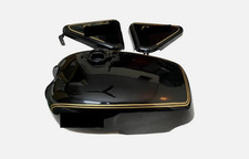 Norton Commando Roadster Schwarz Lackierter Kraftstofftank + Seitenteil 850