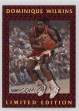 1991-92 Fleer Dominique Wilkins Limited Edition Dominique Wilkins #10 HOF 0u9w