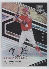 2020 Elite Extra Edition Prime Numbers A Signatures /210 AJ Vukovich Auto 0ij9