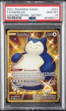 2021 POKEMON SWORD & SHIELD CHILLING REIGN SECRET #224 FULL ART/SNORLAX PSA 10 on eBay