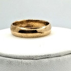 Ancienne bague alliance en or estampillée 18 carats PATN. - Taille P 1/2