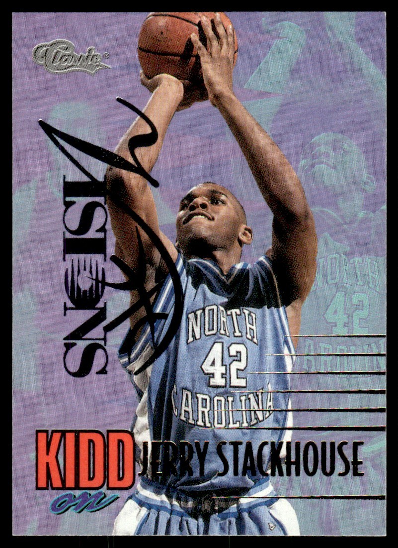 1995-96 Classic Visions Jerry Stackhouse #81