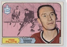 1968-69 Topps Pierre Pilote #124 HOF 0b2