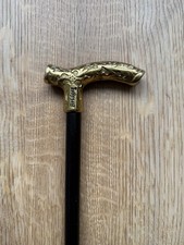 Antique Bridges Brass Derby Handle Walking Cane Walking Stick 36 