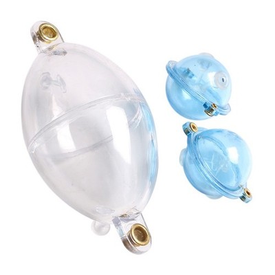 3Pcs In line Bubble Floats with Slide Bubbles Line Through for Easy Use