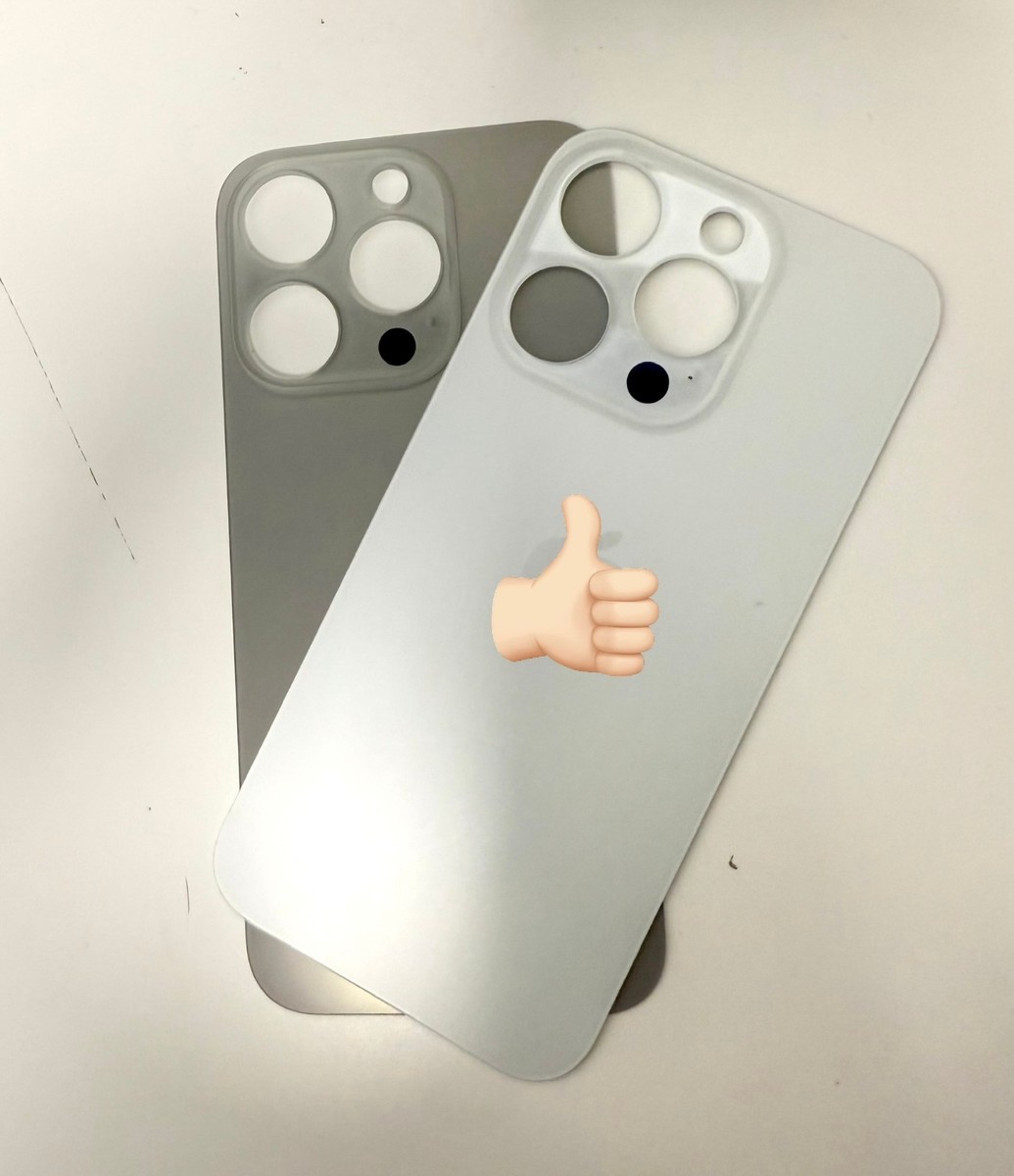 Back Glass Cover for iPhone 15 Pro iPhone 15 Pro Max Big Hole