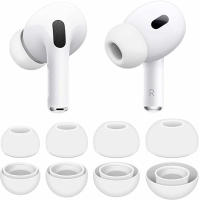 ヘッドホン AirPods pro 4 Pairs Compatible with AirPods Pro 2 Ear Tips XS/S/M/L, 4 pairs