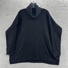 Cuyana Sweater Womens M L Medium Large Baby Alpaca Oversized Turtleneck Sweater