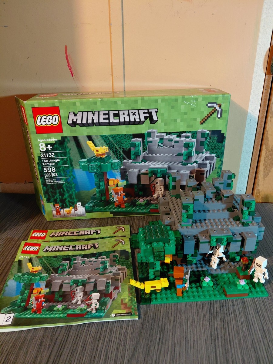 Lego Minecraft The Jungle Temple 21132 2017 Complete W Bow