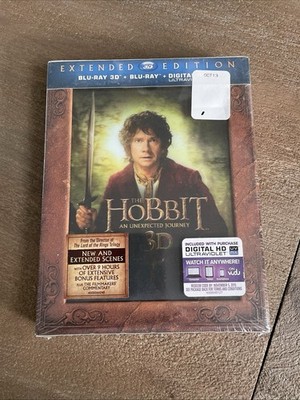 hobbit unexpected journey extended 3d blu ray