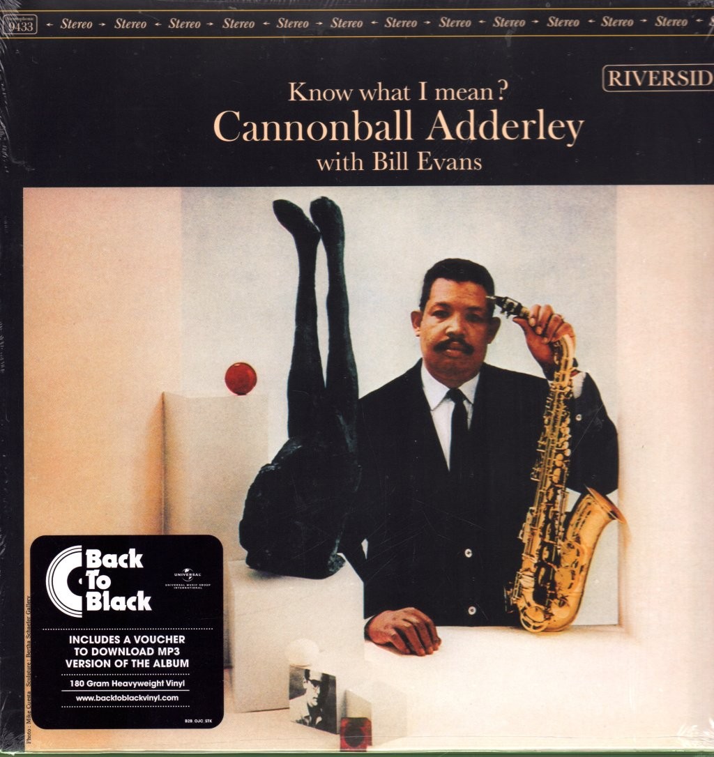 Cannonball Adderley With Bill Evans Know What I Mean ? LP vinyl Europe Riverside
