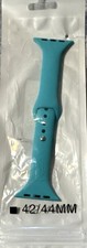 Blue Silicone Smart Watch Band Strap Replacement Compatible 42/44mm
