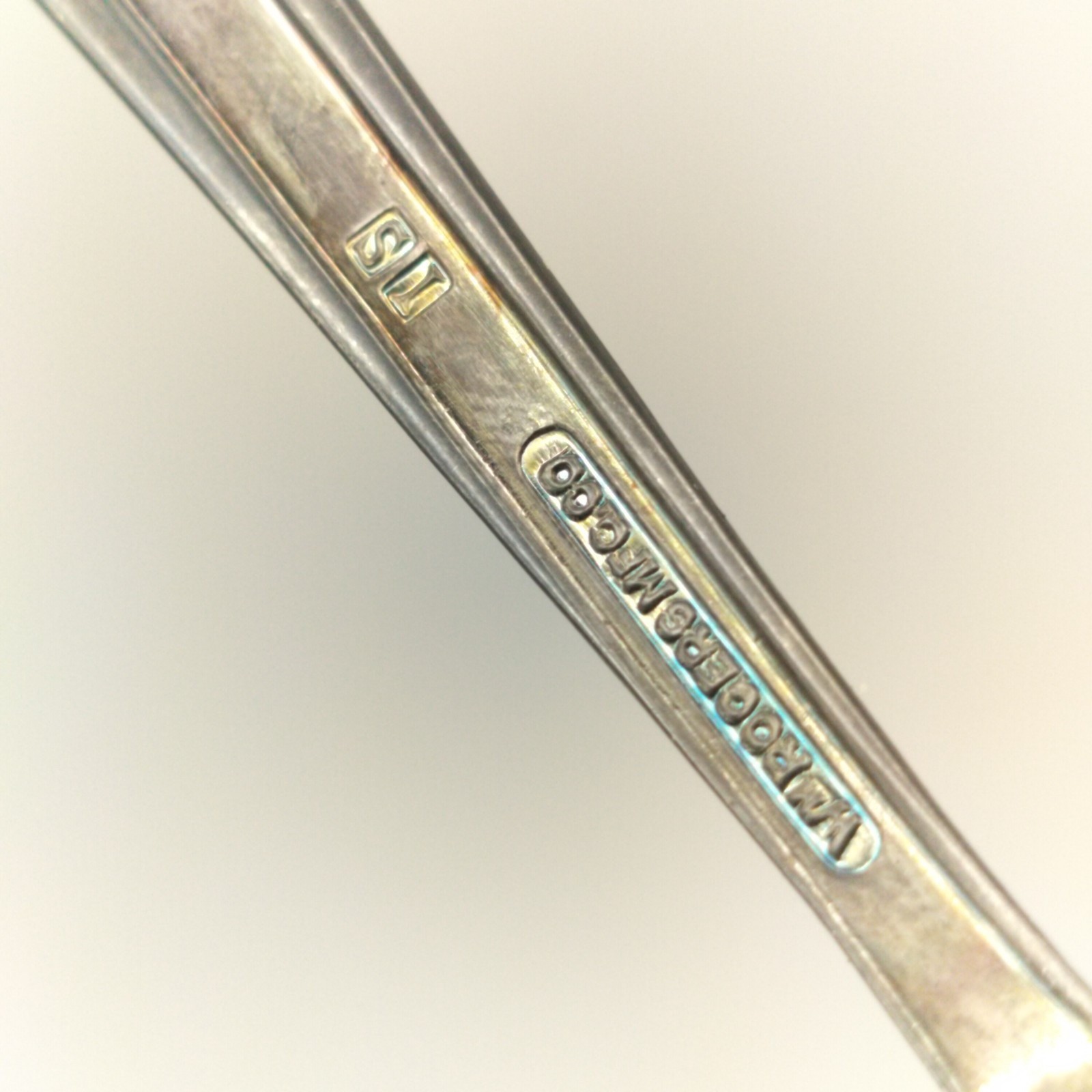 WM Rogers MFG Co VTG George Washington Mount Vernon Silverplate Souvenir Spoon