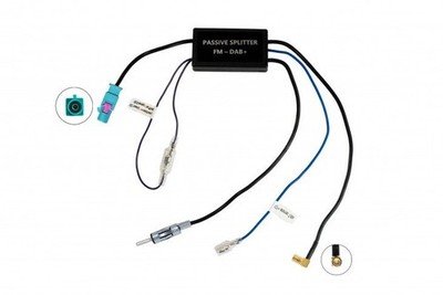 For VW Caddy 2K EOS Fox Jetta 5 Jetta 6 Antenna Adapter DAB+ Antenna Splitter