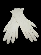 Vintage 14" Long Evening Gloves Women Wedding Formal Dress Prom Grannycore