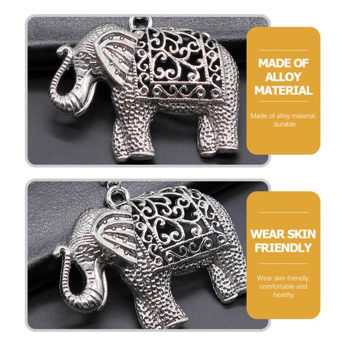 Elephant Necklace Miss Western Necklaces for Women Retro Pendant - Picture 2 of 11