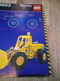 LEGO Instruction Manual Technic 8853 Excavator No Bricks Pneumatic Punch Hole