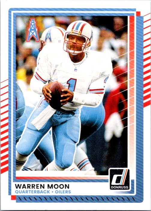 2025 Donruss #186 Warren Moon Press Proofs Blue