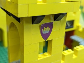 Lego 375 Yellow Castle 100% Original Box RARE Box Knights Vintage Knights Castle