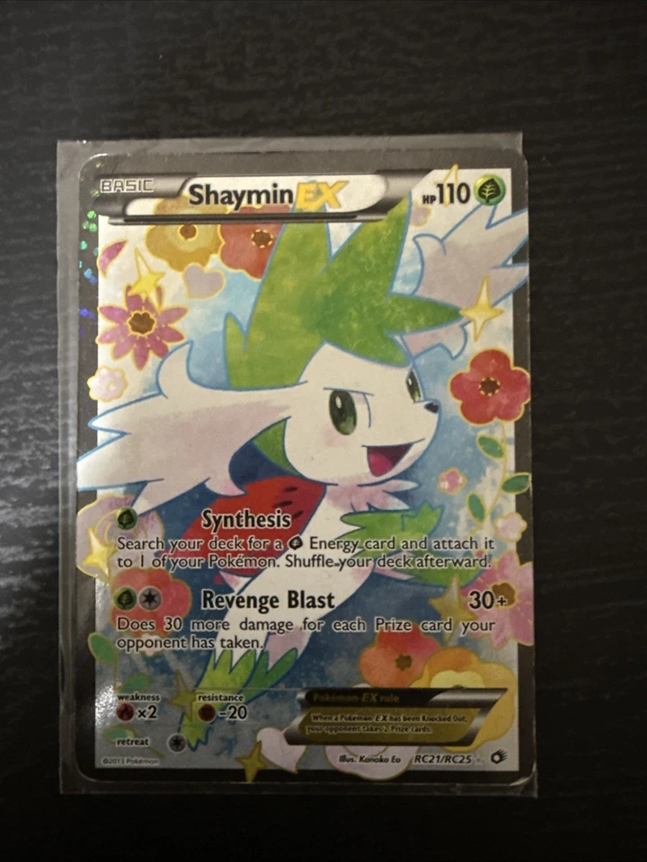2013 Pokemon Shaymin EX Legendary Treasures: Radiant Collection #RC21/RC25 (DMG) - Image 2 of 3