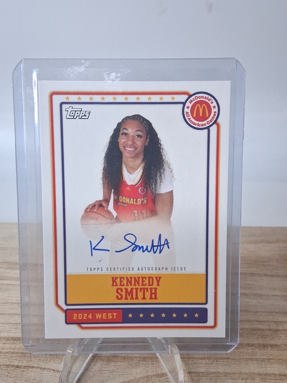 2024 Topps Chrome McDonald's Kennedy Smith Event Auto #EA-KS