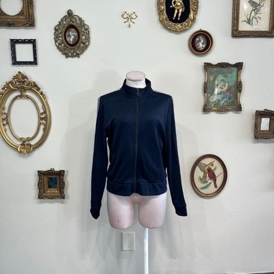 Tory Sport Navy Zip-Up Track Jacket  Streetwear