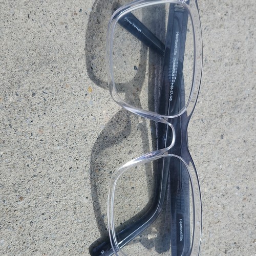 Heartland Ellis Oxythelium Clear Plastic Full Rim Eyeglasses 55-17-145