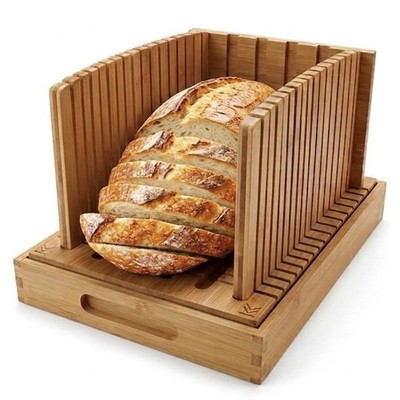 Bread Slicer For Homemade Bread - Upgraded Adjustable Bread Cutter Board - Co...