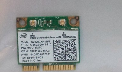 Intel Centrino Advanced-N WiMAX 6250 622ANXHMW