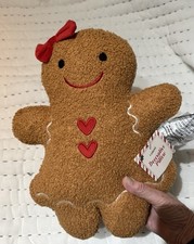 Target Bullseye's Playground Christmas 2025 Gingerbread Man Girl Pillow Plush