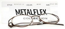 METALFLEX COLLECTION JJ Marrón Mujer Ovalado Borde Completo Anteojos 51-20-135 B:26