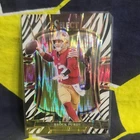 2025 Panini Select Brock Purdy 49ers #117 Premier Level Zebra Prizm
