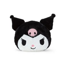 Sanrio Characters Kuromi Face-Shaped Cushion S Kawaii NEW from Japan
