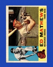 1960 Topps Set-Break #420 Eddie Mathews EX-EXMINT *GMCARDS*